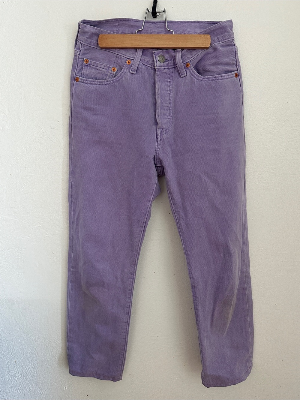 Levi's Lavender 501 Jeans